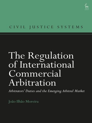 cover image of The Regulation of International Commercial Arbitration